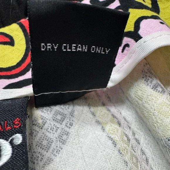 Essentials G Floral Hibiscus Pink Ankle Length Pants Size 8 - Picture 6 of 6